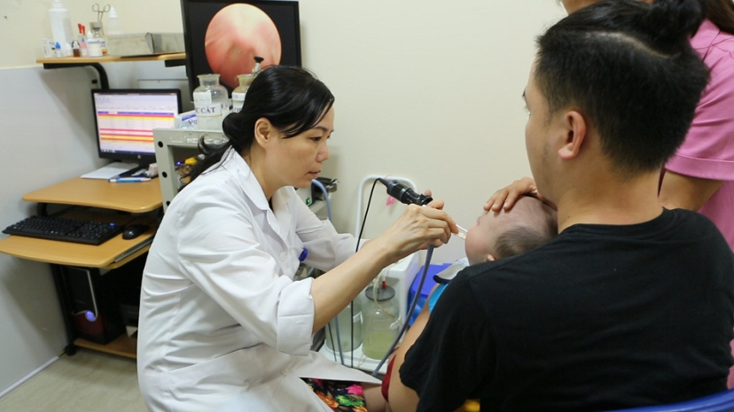 Bác sĩ Nguyễn Thị Hoài An khám chữa viêm tai giữa