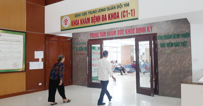 Bệnh viện Trung ương Quân đội 108 khám sức khỏe tổng quát cho nữ