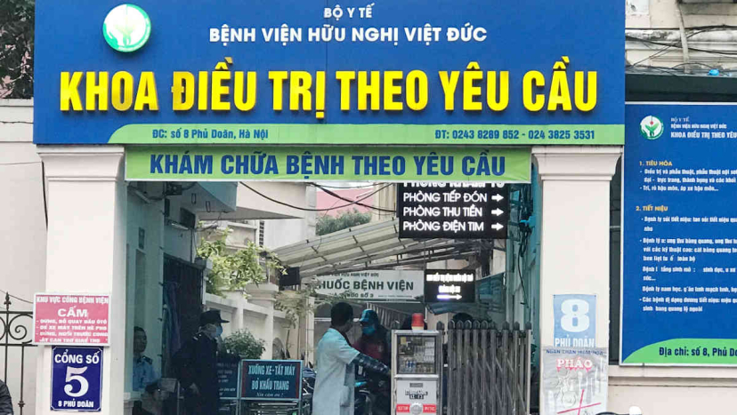 khoa điều trị theo yêu cầu 1C - Bệnh viện Việt Đức