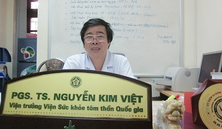 PGS.TS Nguyễn Kim Việt - Nguyên Viện trưởng Viện sức khỏe Tâm thần