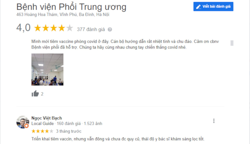 review xet nghiem pcr bv phoi trung uong