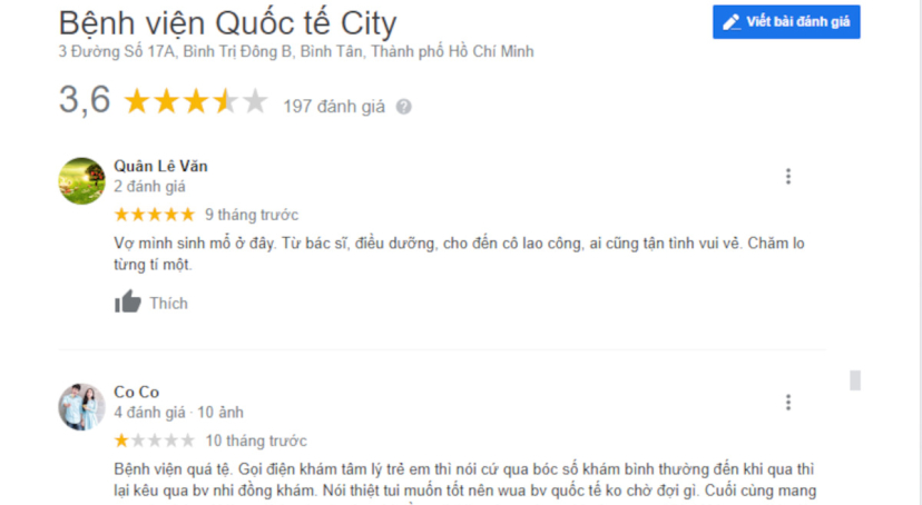 review bv quoc te city