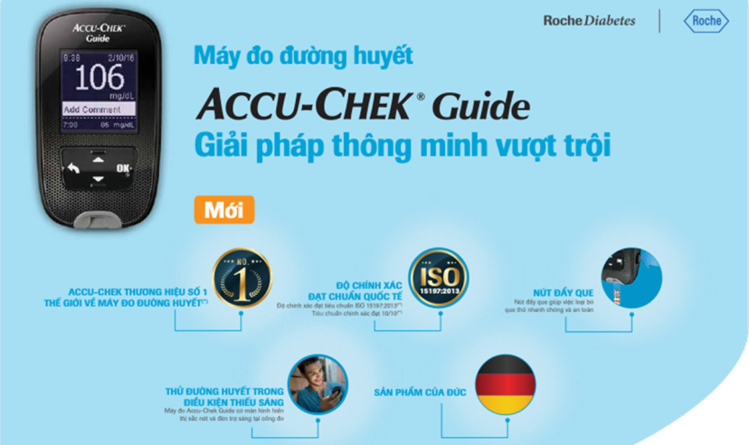 Máy đo đường huyết Accu-chek Guide