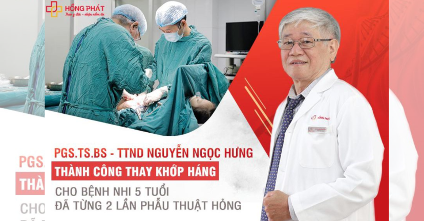 PGS.TS Nguyễn Ngọc Hưng nổi tiếng trong lĩnh vực khám và điều trị cơ xương khớp cho trẻ em