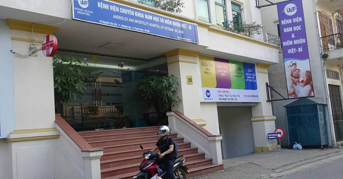Bệnh viện Nam học và Hiếm muộn Việt Bỉ chuyên điều trị các vấn đề nam khoa và hiếm muộn 