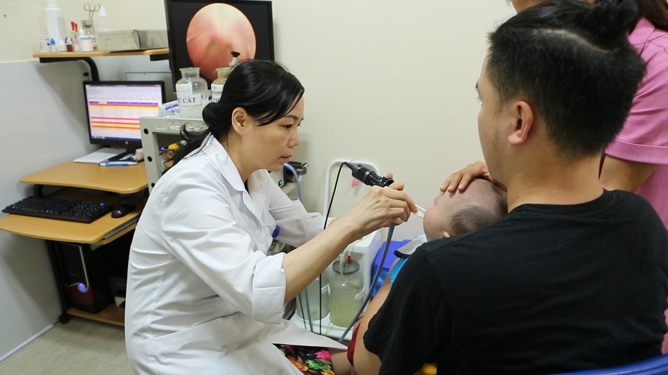 Bác sĩ Nguyễn Thị Hoài An khám tai mũi họng uy tín cho trẻ