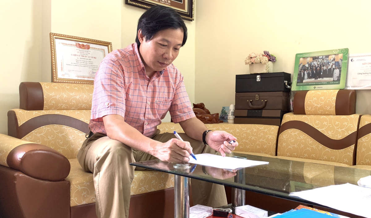 pgs.ts Nguyễn Quang là bác sĩ Nam khoa đầu ngành